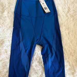 Ivy Park x Adidas Vibrant Blue Mesh Leggings